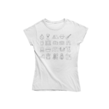 Dámské tričko Turistická výbava