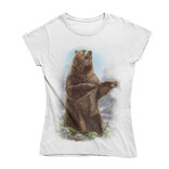 Dámské tričko Medvěd ve vodě