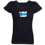 Dámské tričko Modrá turistická značka