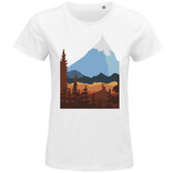 Dámské tričko Zasněžená hora