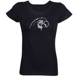 Dámské tričko Papoušek skica