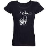 Dámské tričko Troubící jelen