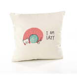 Polštář Kočka a klubíčko I am lazy