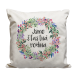 Polštář Jsme šťastná rodina