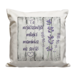 Polštář Nejúžasnější maminka levendule