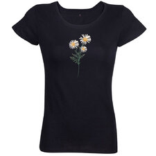 Dámské tričko Kopretinka, černé