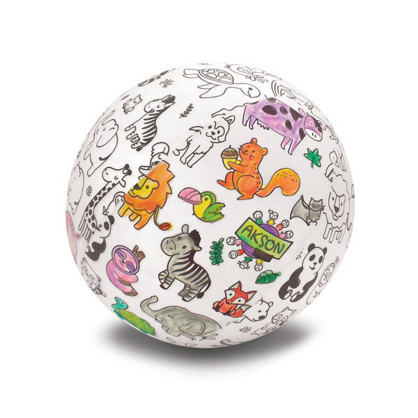 Balónová lopta na vymaľovanie – zvieratká 30 cm - 170c99fe-e09f-4ed7-902a-7031bb6e40e8