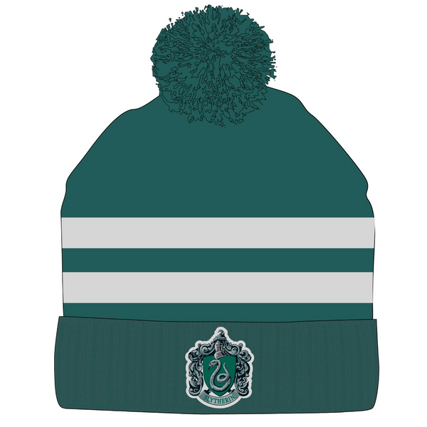 Detská zimná čiapka harry potter – slytherin, zelená veľkosť 54 - hp_cap_slytherin