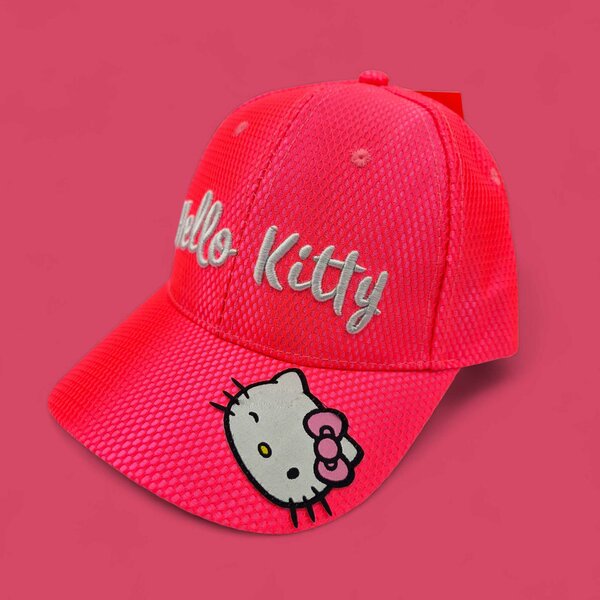 Hello kitty detská šiltovka – ružová farba, veľkosť 52 - siltovka-hello-kitty