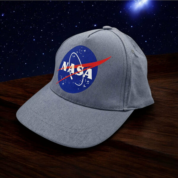 Nasa – detská šiltovka, siva, veľkosť  54cm - siltovka-nasa