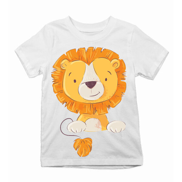 Detské tričko maľovaný levík - tricko-levik