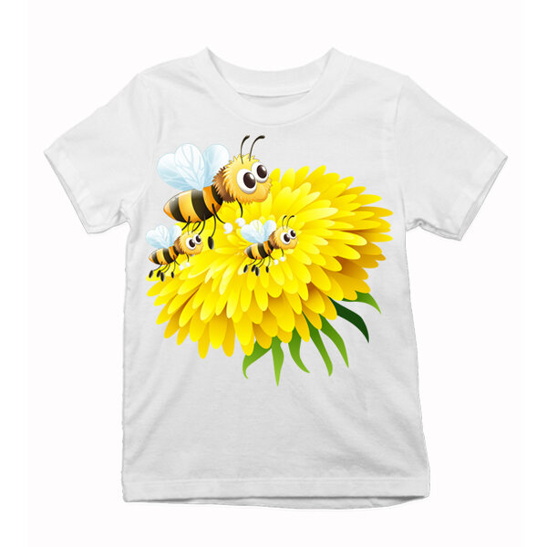 Detské tričko včelička a púpava - detske tricko-vcielka