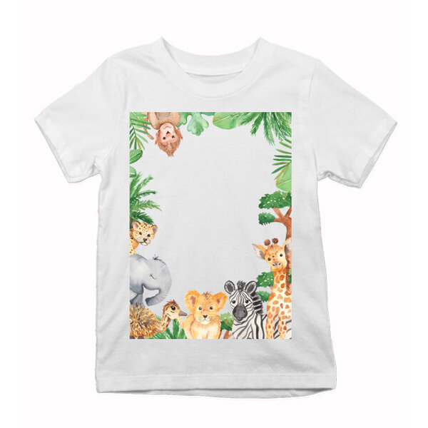 Detské tričko zvieratka v rámčeku - zvieratka-v-ramceku