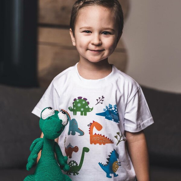 Detské tričko partia dinosaurov - detske-tricko-dinosaury