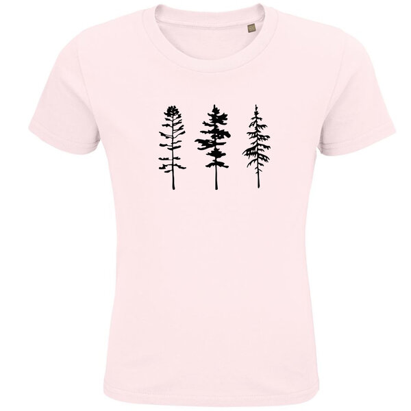 Detské tričko 3 stromy - detske-tricko-3-stromy-ruzove