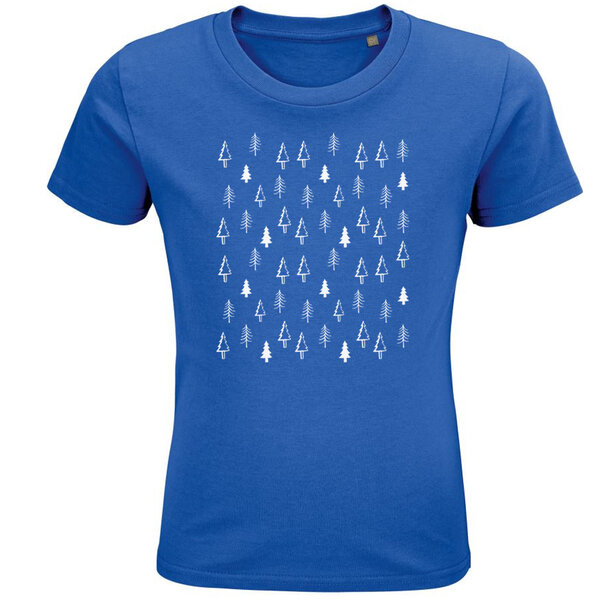 Detské tričko stromčeky - detske-tricko-stromceky-modre