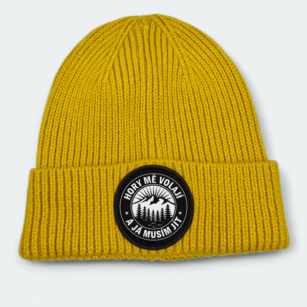 Kópia  čiapka hory ma volajú - cepice-hory-me-volaji-zlta