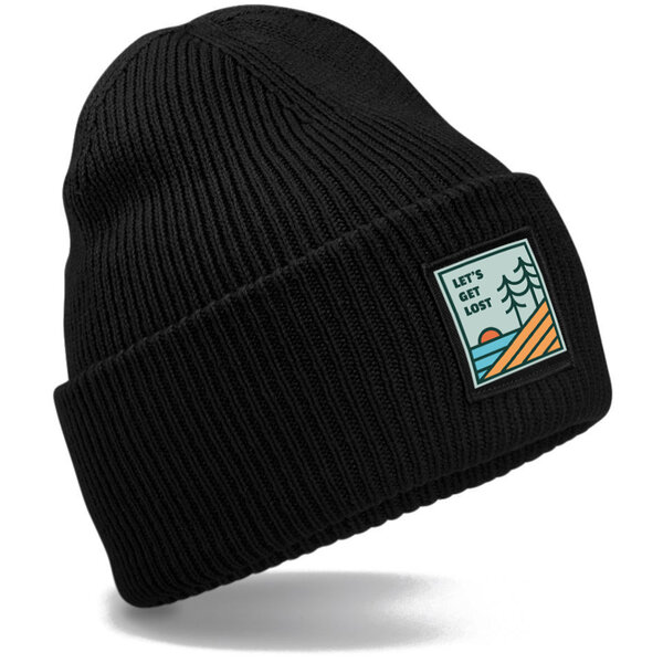 Čiapka štvorec lets get lost čierna - ciapka-lets-get-lost
