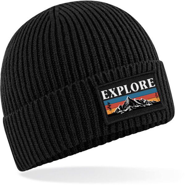 Klasik čiapka explore - ciapka-explore-cierna