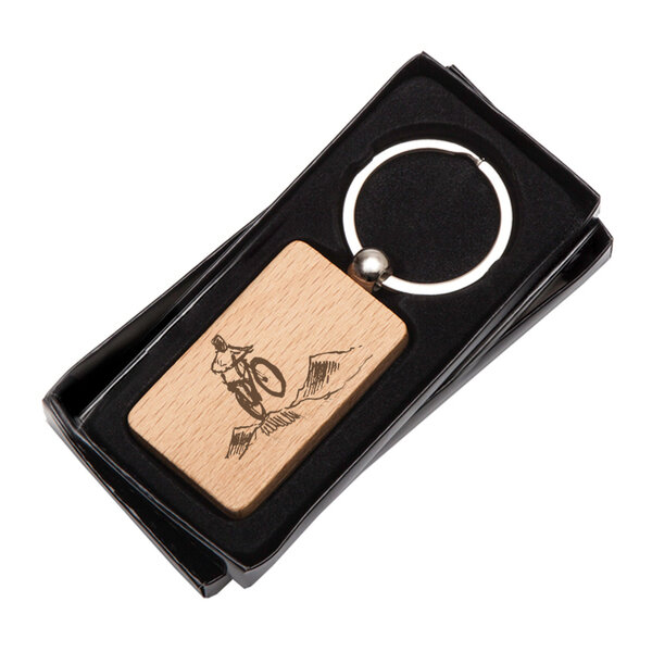 Drevená kľúčenka cyklista - klucenka-cyklista2