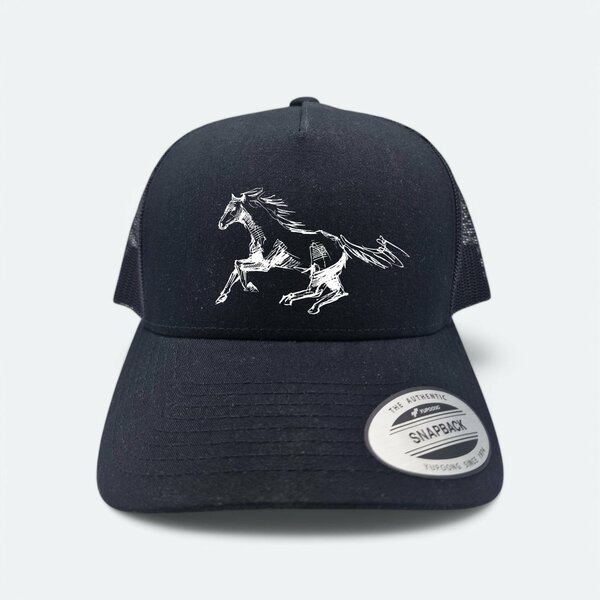 Šiltovka bežiaci kôň čierna - eb6710c2-9cdc-42cf-8173-835a295da3ae