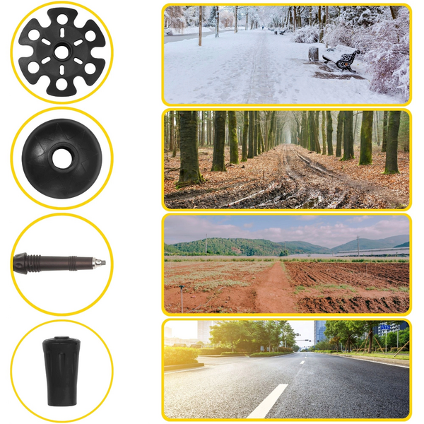 Mountain goat trekingové palice pro+ oranžové - ddd