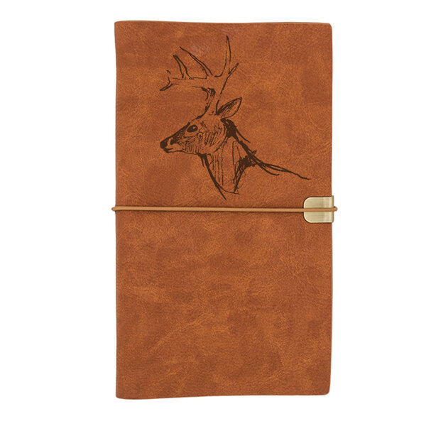 Retro zápisník jeleň - kozeny-retro-zapisnik-jelen