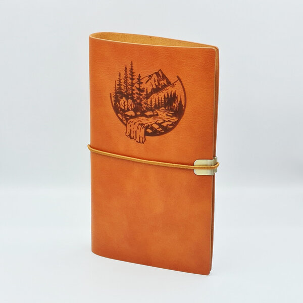 Retro zápisník príroda v kruhu - zapisnik-priroda-v-kruhu