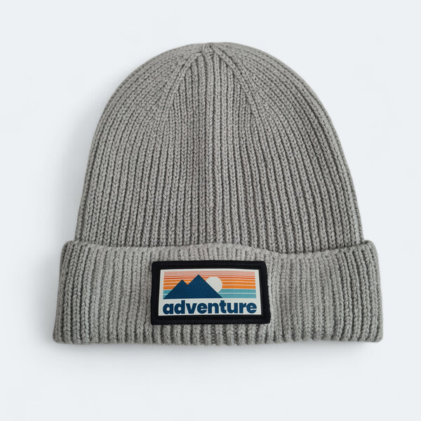 Klasik čiapka adventure retro melír  výpredaj - adventure-ciapka-siva