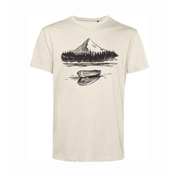Organické pánske tričko čln na vode - Bio-bavlna-organicka-panske-tricko-cln-na-vode