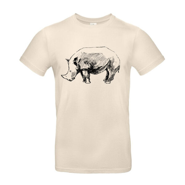 Pánske tričko nosorožec skica - 62