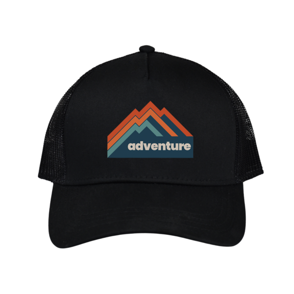 Šiltovka retro adventure - siltovka-adventure-retro-cierna