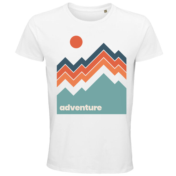 Pánske tričko retro príroda slnko a hory - 293219749_768343260875211_8803223810152957909_n