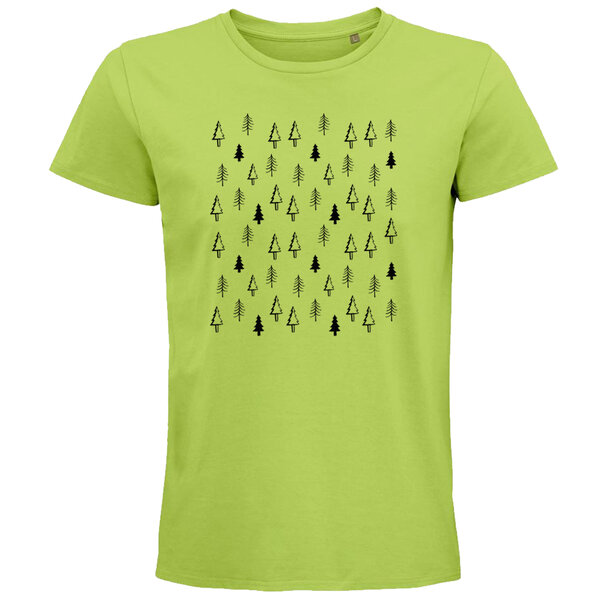 Pánske tričko stromčeky - panske-tricko-stromceky-limetka
