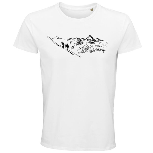 Pánske tričko turista - panske-tricko-turistika-biele