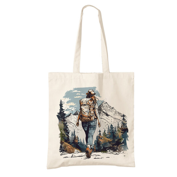 Kópia bavlnená taška sloboda v každom kroku žena - 4