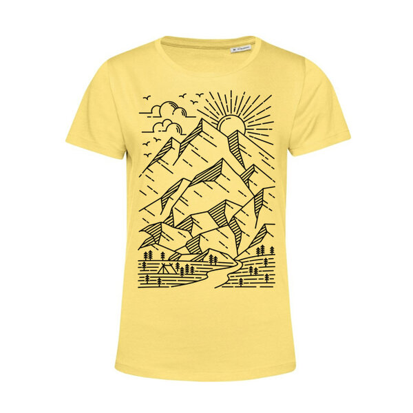 Dámske bio tričko skica hôr - 49
