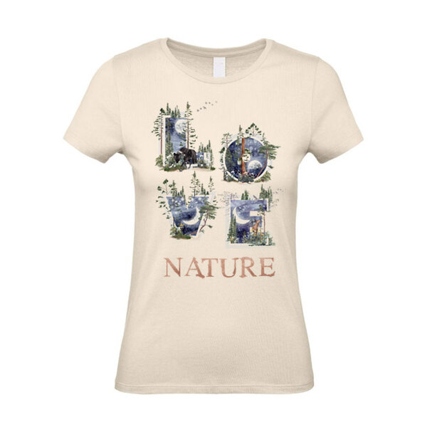 Dámske tričko love nature noc - damsle-tricko-priroda