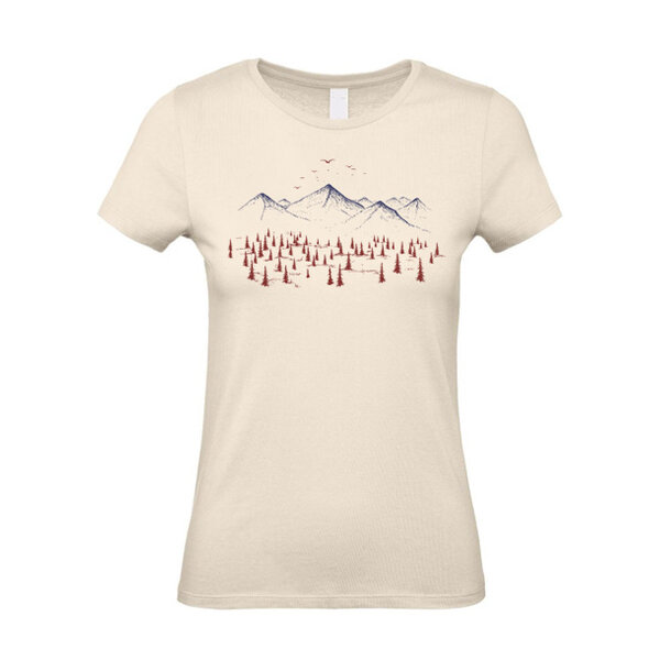 Dámske tričko stromy a štíty - 15