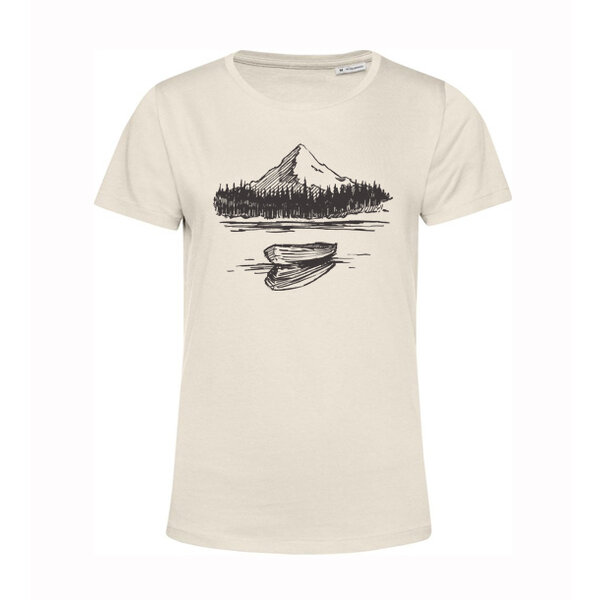 Organické dámske tričko čln na vode - Bio-bavlna-organicka-damske-tricko-cln-na-vode