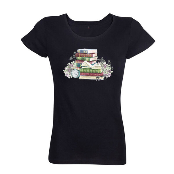 Dámske tričko knihomoľka - damske-tricko-knihy