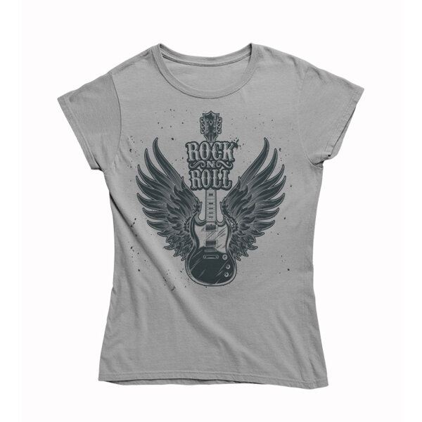 Dámske tričko rock n roll gitara - 4