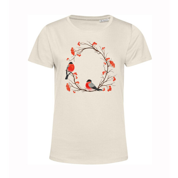 Dámske bio tričko vtáky a kvety - bio-tricko-damske-vtaky