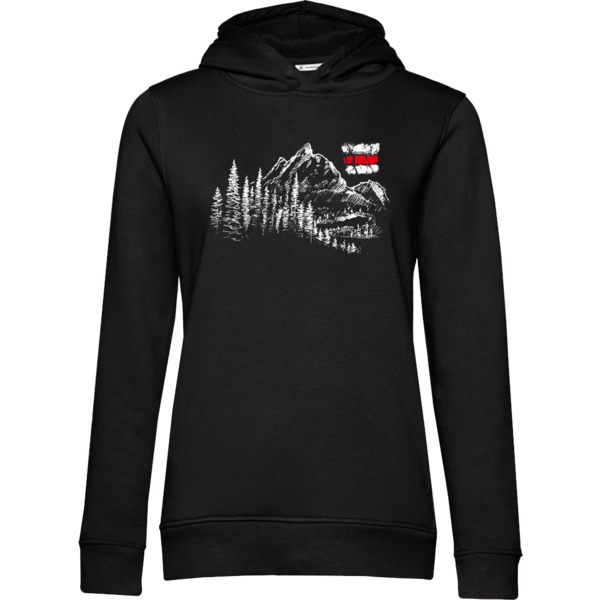 Dámska bio mikina hory a turistická značka - damska-mikina-hory-a-turisticka-znacka