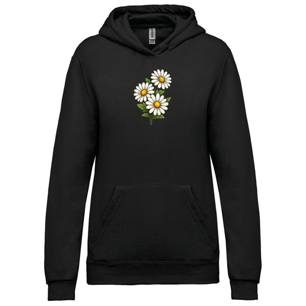 Dámska mikina s kapucňou margarétka - damska-mikina-margaretka