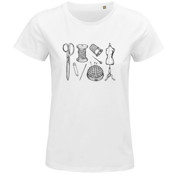 Dámske bio tričko pre najlepšiu krajčírku - damske-bio-tricko-krajcirka-biele