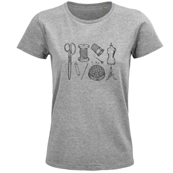 Dámske bio tričko pre najlepšiu krajčírku - damske-bio-tricko-krajcirka-sive