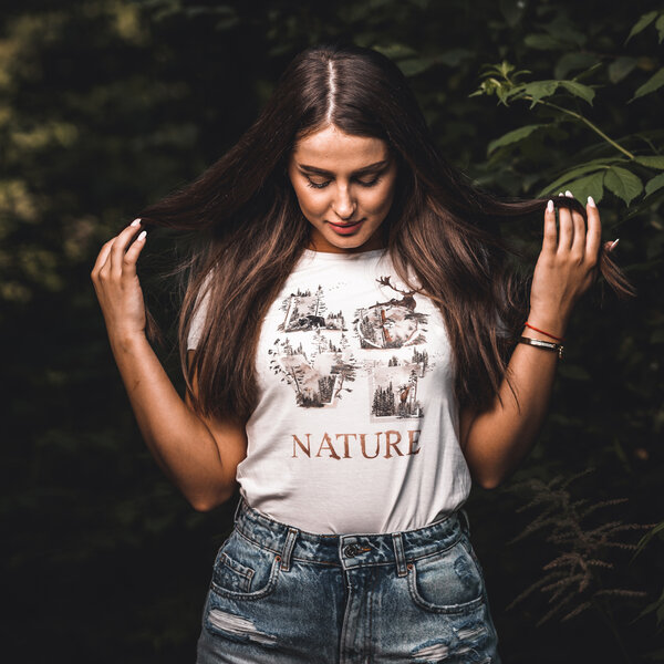 Dámske bio  tričko love nature - damske-tricko-nature