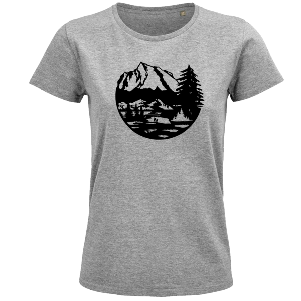 Dámske bio  tričko kriváň - damske-bio-tricko-krivan-edicia-sivy-melir