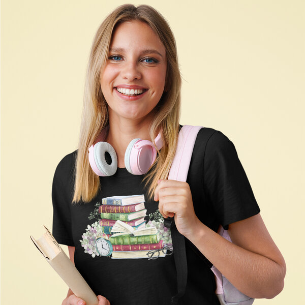 Dámske tričko knihomoľka - tricko-knihomolka